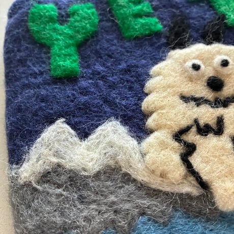 TIGRE BROCANTE(ティグルブロカンテ) /Felt Yeti Pouch