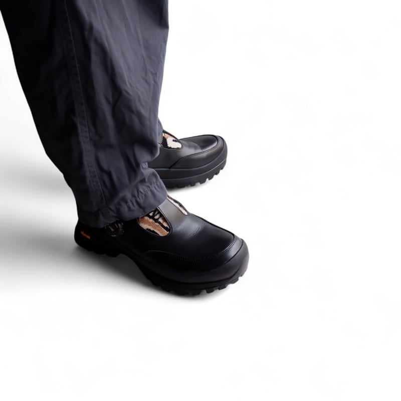 molle shoes(モールシューズ)/撥水カウレザー/Tストラップ