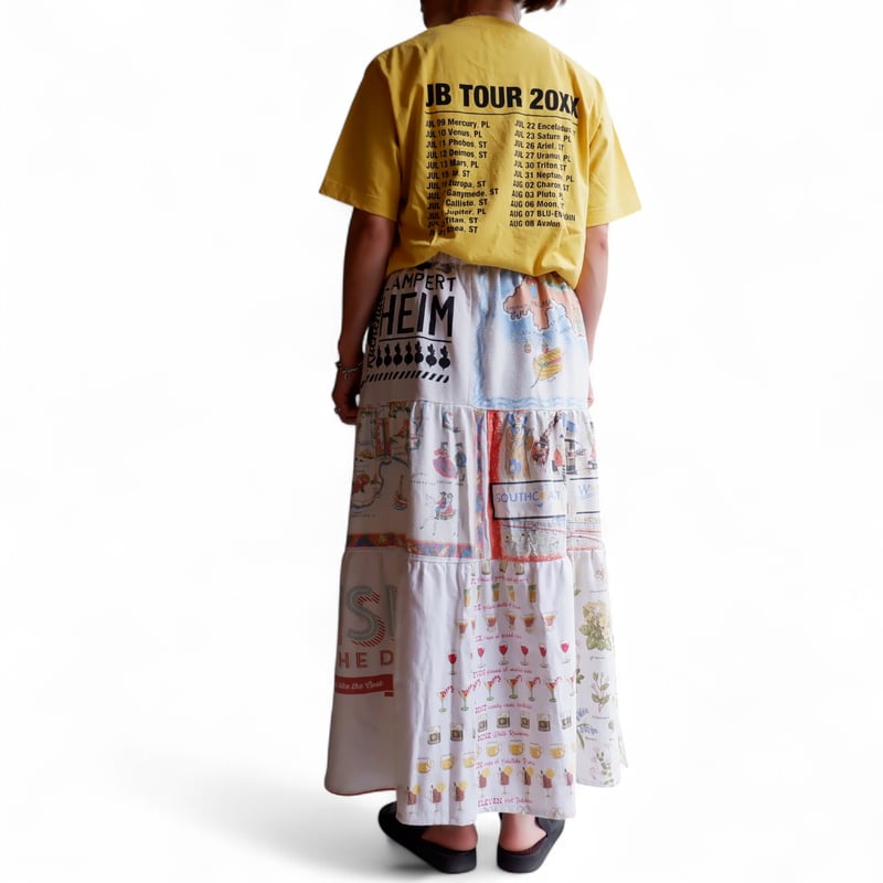 ブルーナボイン オースターT 半袖 リネン ポケット Tシャツ M イエロー 黄 ブルーナボイン オースターT 半袖 リネン ポケット Tシャツ M