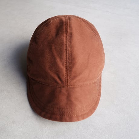 HIGHER(ハイヤー）/GIZA MOLESKIN BEAK CAP/brown