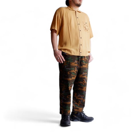 TIGRE BROCANTE (ティグルブロカンテ)/teamTIGREボーリングシャツ/Mustard