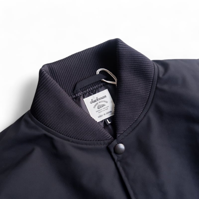 Jackman(ジャックマン)/OX Award Jacket/07:Black | TORT Jackman(ジャックマン)/OX Award Jacket/07:Black | TORT