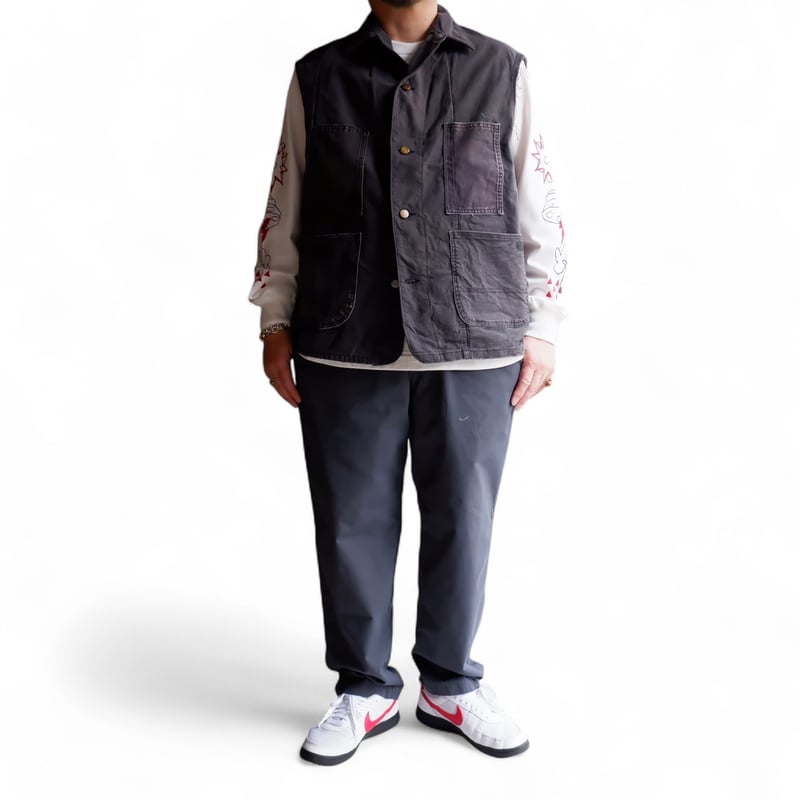 【タグ付き】JUHA SUNNY TROPICAL VEST サイズ2 AMBIDEX Store △〇トロピカルワッシャー ハイウエスト