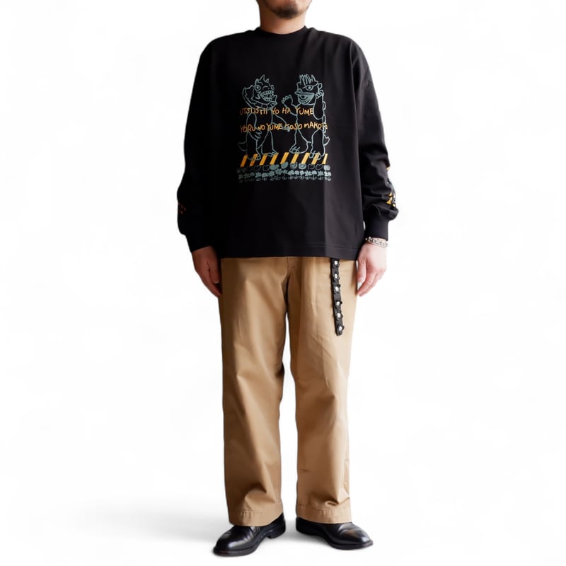 ブルーナボイン　ロンT L BRUNABOINNE] LINEN LONG SLEEVE Tee ブルーナボイン リネンロン