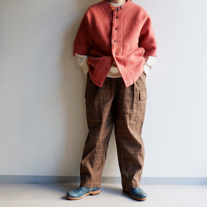 Jackman(ジャックマン)/Wool Watch Shirt/Dark Pink | TO Jackman(ジャックマン)/Wool Watch Shirt/Dark Pink | TO