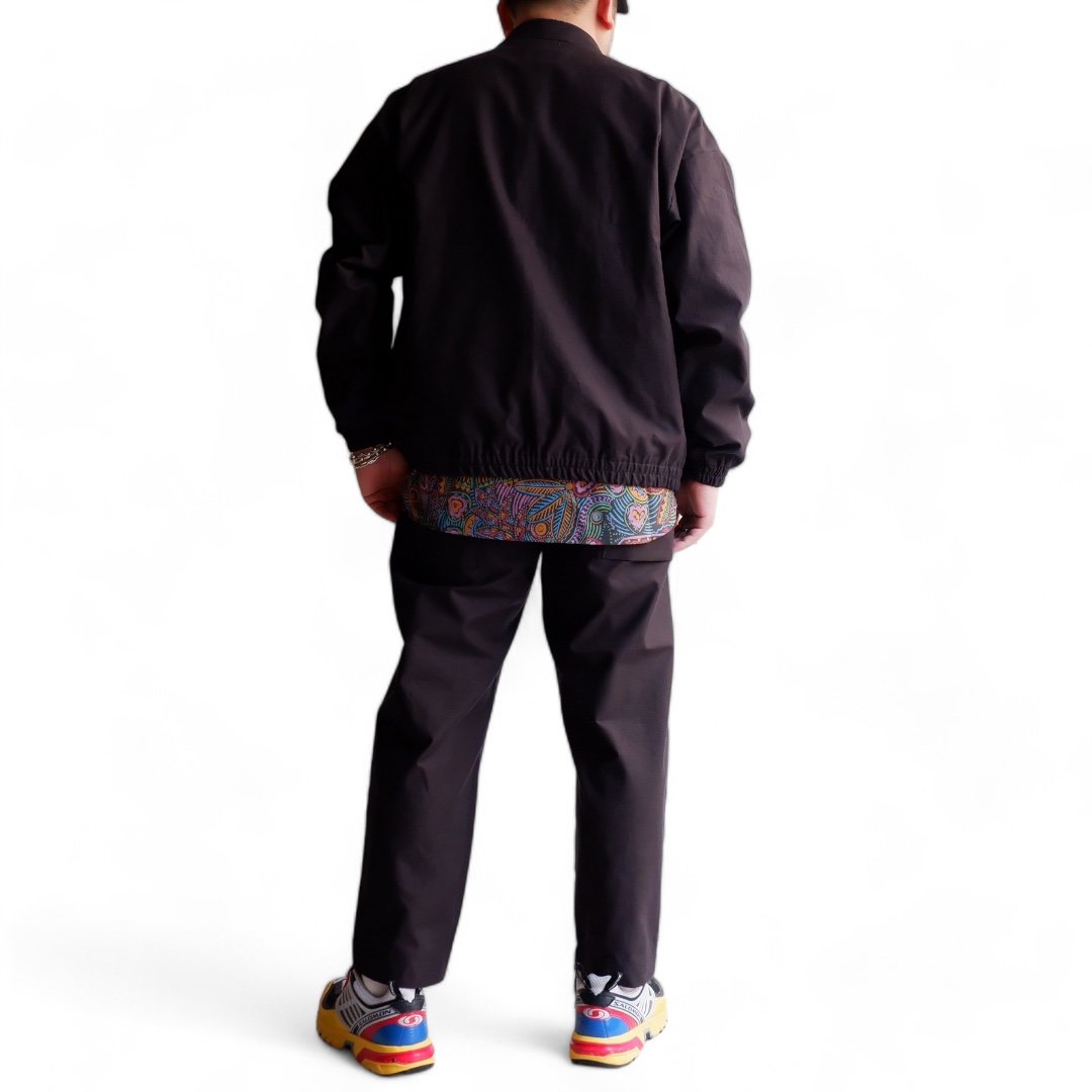 Jackman(ジャックマン）/Back Nep Bullpen Jacket/07-Blac