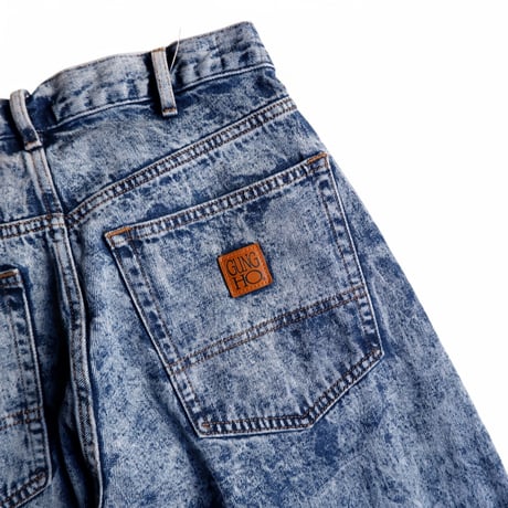 GUNG HO(ガンホー)/DENUM BAGGY PANTS/BLUE CHEMICAL