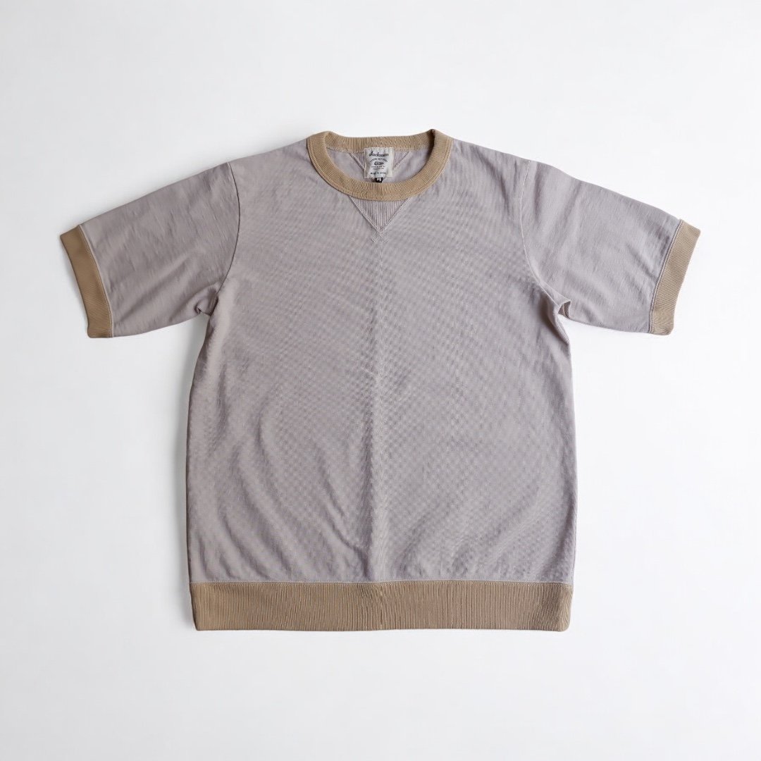 Jackman(ジャックマン）/Dotsume Rib T-Shirt/ 346 : Dirt
