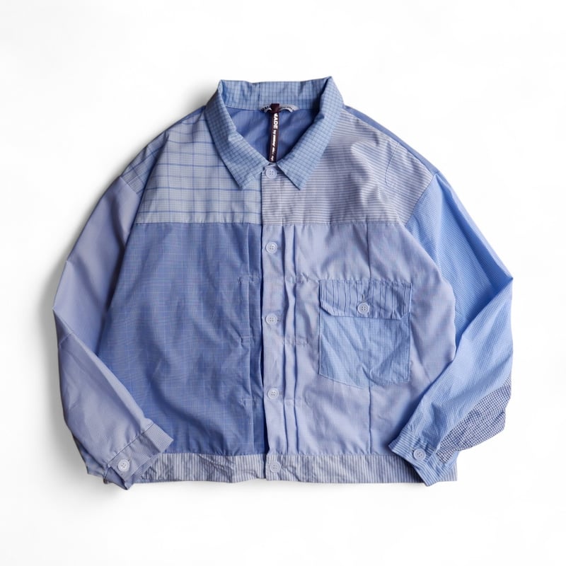 MADE by sunny side up 1st バックワイドシャツジャケット MADE by sunny side up 1st バックワイドシャツジャケット