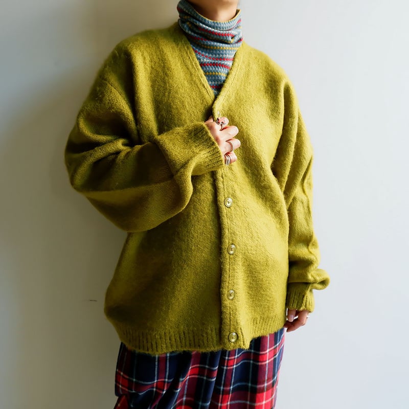 TOWNCRAFT(タウンクラフト)/ SHAGGY SOLID CARDIGAN/Green TOWNCRAFT(タウンクラフト)/ SHAGGY SOLID CARDIGAN/Green