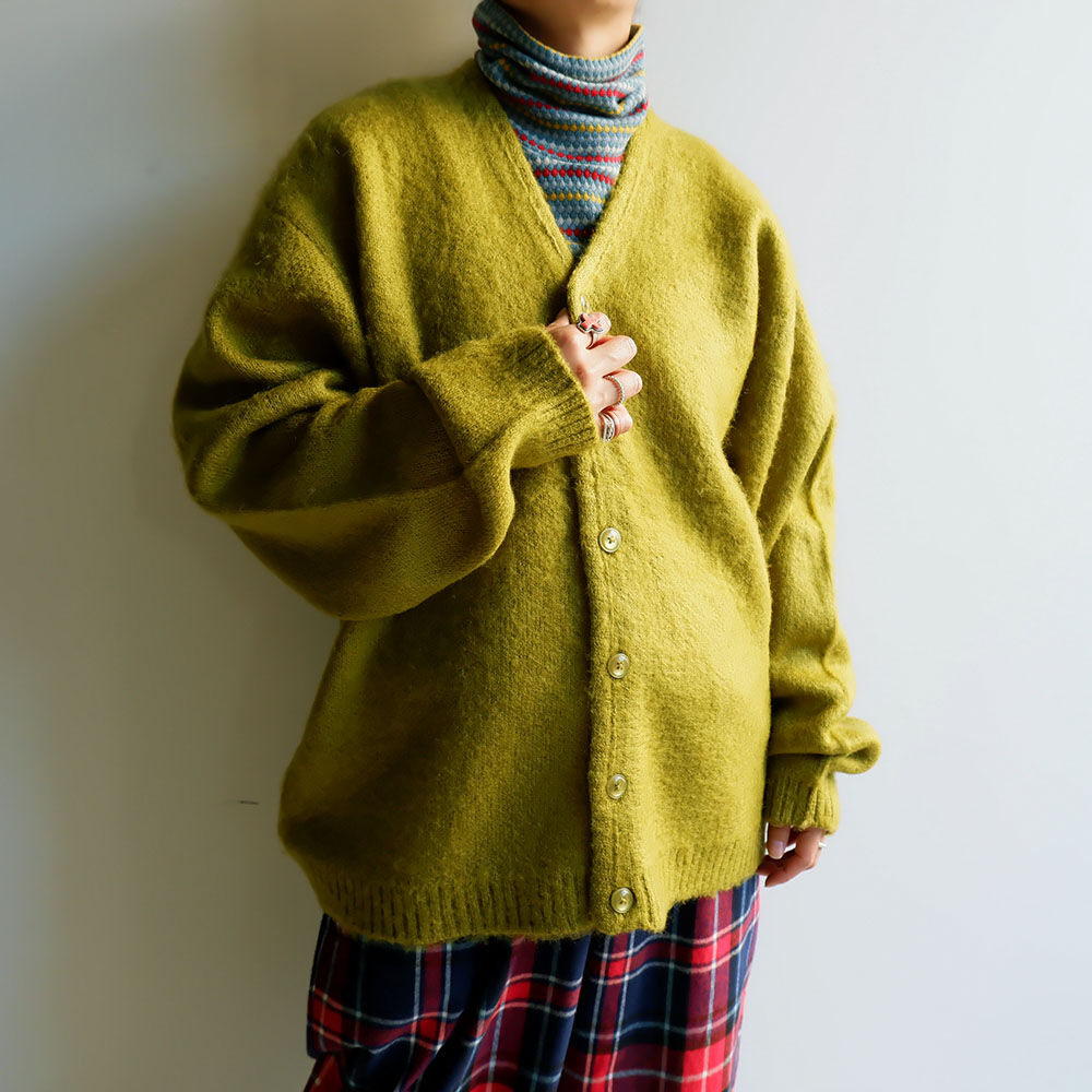 TOWNCRAFT(タウンクラフト)/ SHAGGY SOLID CARDIGAN/Green TOWNCRAFT(タウンクラフト)/ SHAGGY SOLID CARDIGAN/Green