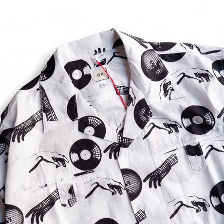 【O.K./オーケー】CREATION OF VYNIL COTTON L/S SHIRTS/WHITE
