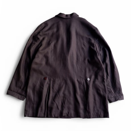 【OLD/VINTAGE】loose size tailor design jacket/Black-2