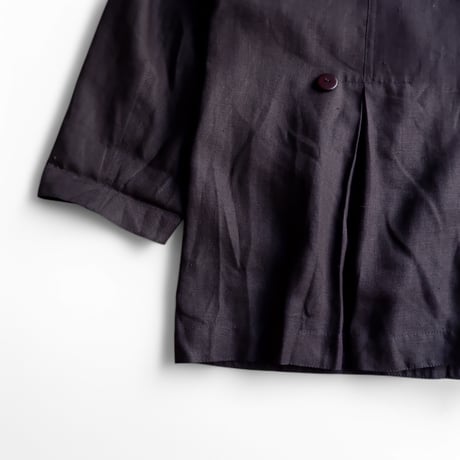 【OLD/VINTAGE】loose size tailor design jacket/Black-2