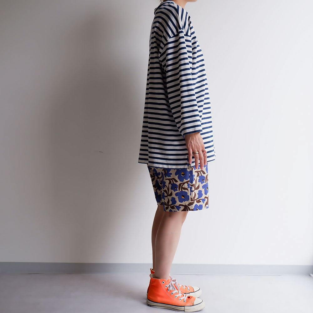 weac.（ウィーク）/RELAX HALF PANTS/Flower-beige | TOR...