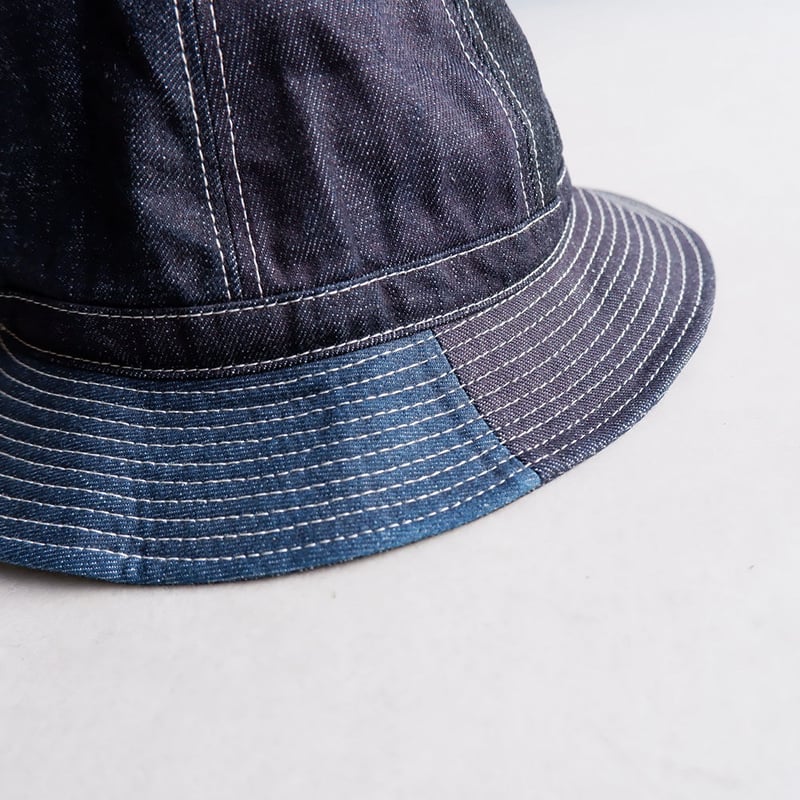 HIGHER(ハイヤー）/デニムパネル6ハット/ DENIM ONE WASH | TORTOISE