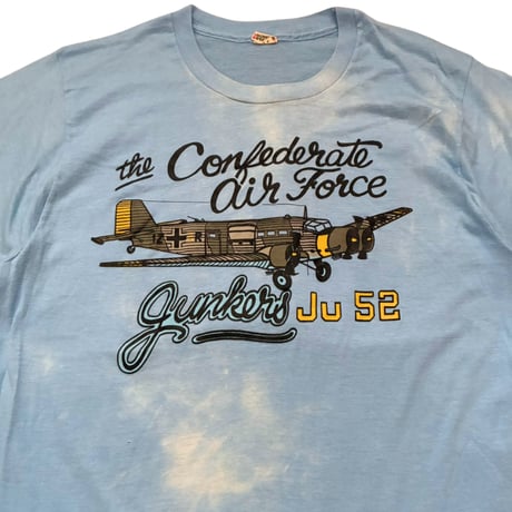 【From USA】old/vintage 「Ju52 」 Print Tee / used / 古着