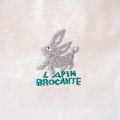 TIGRE BROCANTE(ティグルブロカンテ) /Lapin刺繍 tote bag