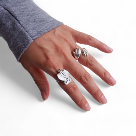 ZUNI(ズニ) /Indian jewelry "OWL RING" /Reginda kallestewa
