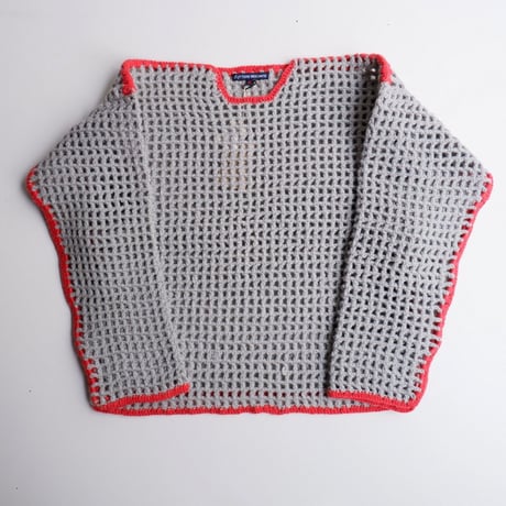 TIGRE BROCANTE (ティグルブロカンテ)/Net Work Knit Venice Sweater/ライトグレー-M(ユニセックス)