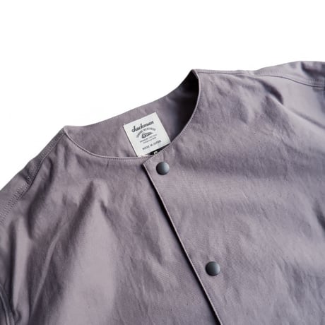 Jackman(ジャックマン）/Back Nep Collarless Jacket/330:True Gray