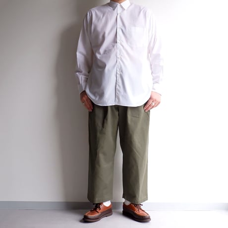 weac.（ウィーク）/CASUAL DRESS SHIRTS /シーアイランドコットン/ホワイト