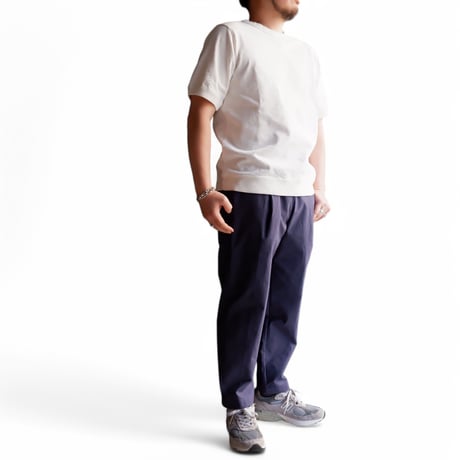 Jackman(ジャックマン）/Dotsume Rib T-Shirt/09-Off White