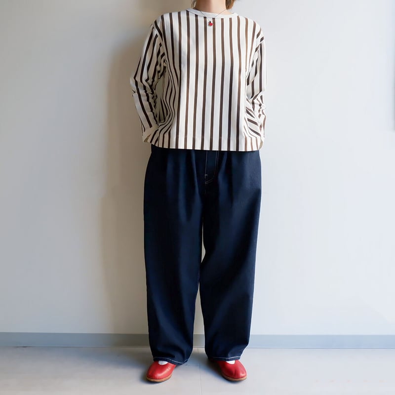 Arte Povera(アルテポーヴェラ)/12ozデニム2タックパンツ/濃色