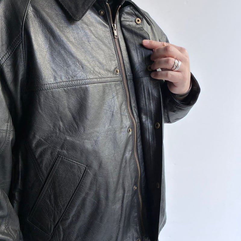 【yoused】LEATHER D’S JACKET マナトマト ユーズド YOUSED リメイクレザードライバーズジャケット REMAKE
