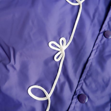 THRIFTY LOOK (スリフティールック)/ROPE EMB COACHES JACKET/ロープ刺繍コーチジャケット/purple