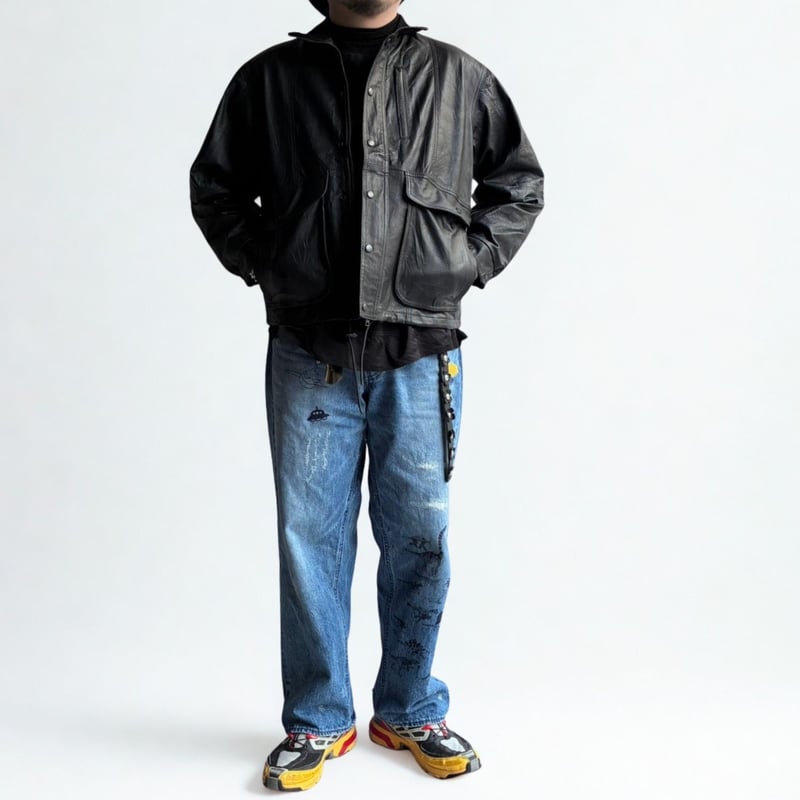 yoused（ユーズド）/ RETRO BAGGIES LEATHER JACKET | TO