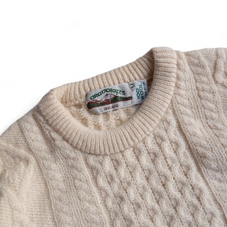 【OLD/VINTAGE】Old Fisherman sweater/natural-7