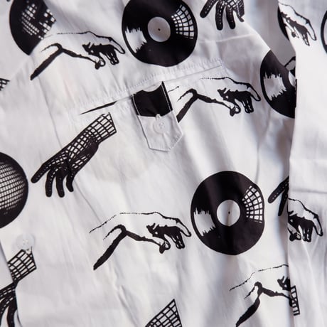 【O.K./オーケー】CREATION OF VYNIL COTTON L/S SHIRTS/WHITE
