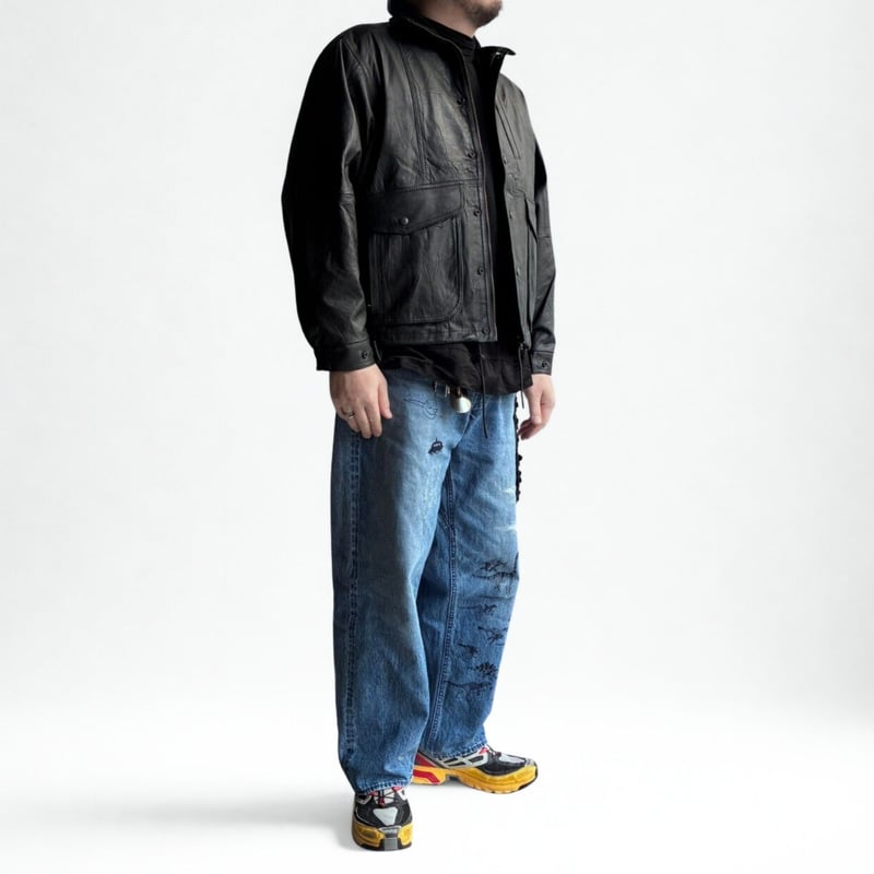 ジャケット・アウター Yoused retro buggies jacket 2 yoused レトロバギーズレザージャケット サイズ2 YOUSED ユーズド