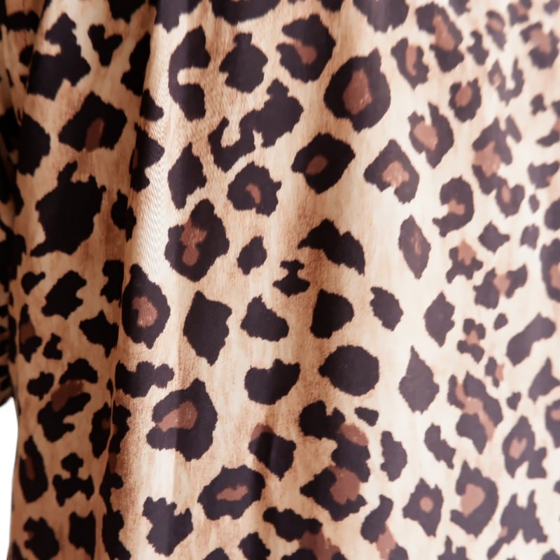 BRU NA BOINNE ブルナボイン　コート　レオパンダ柄　フリー　極美品 SALE30%OFF】 8418 BRU NA BOINNE LEO PANDA CD レオパンダ