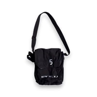 ARTE POVERA( アルテポーヴェラ)/1960年代 チェコ軍ショルダー Re黒染ハンドプリントBag/No5