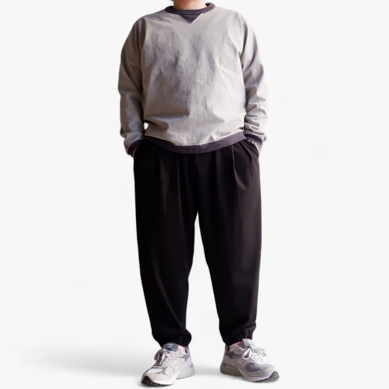 SYUMAN/シュウマン〉sloppy gather trousers（BOTTOMS（ボトムス）の  