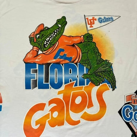 【From USA】90s old/vintage  「Florida Gators」Print Tee /used / 古着