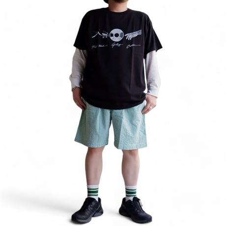 catta(カッタ)/BAGS EASY SHORT PANTS-SEERSUCKER GINGHAM/GREEN