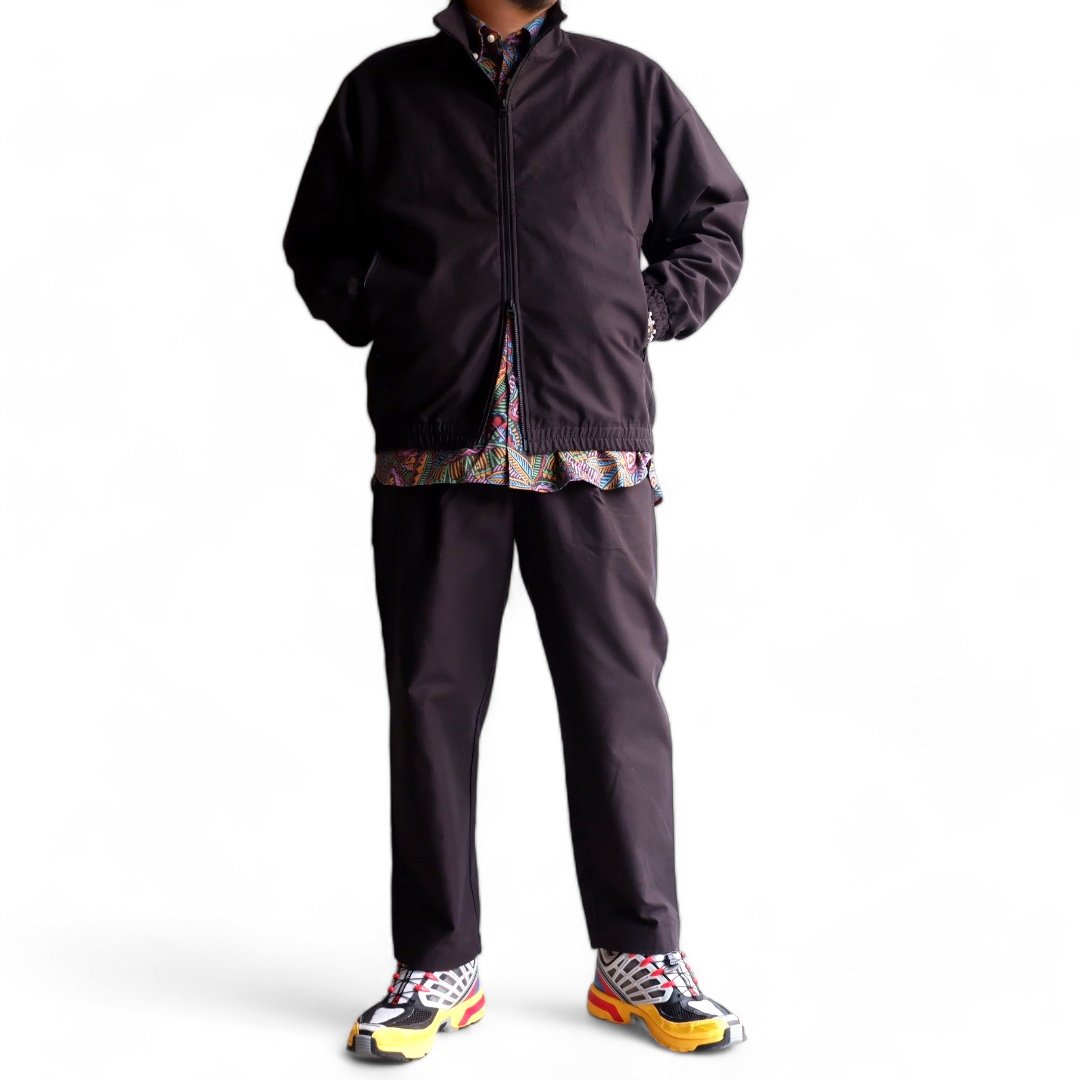 Jackman(ジャックマン）/Back Nep Bullpen Jacket/07-Blac