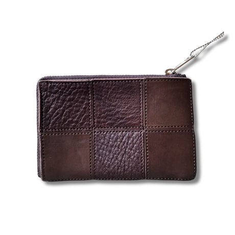 yes crafts（イエスクラフツ）/SQUARE CARD CASE/ブラウン