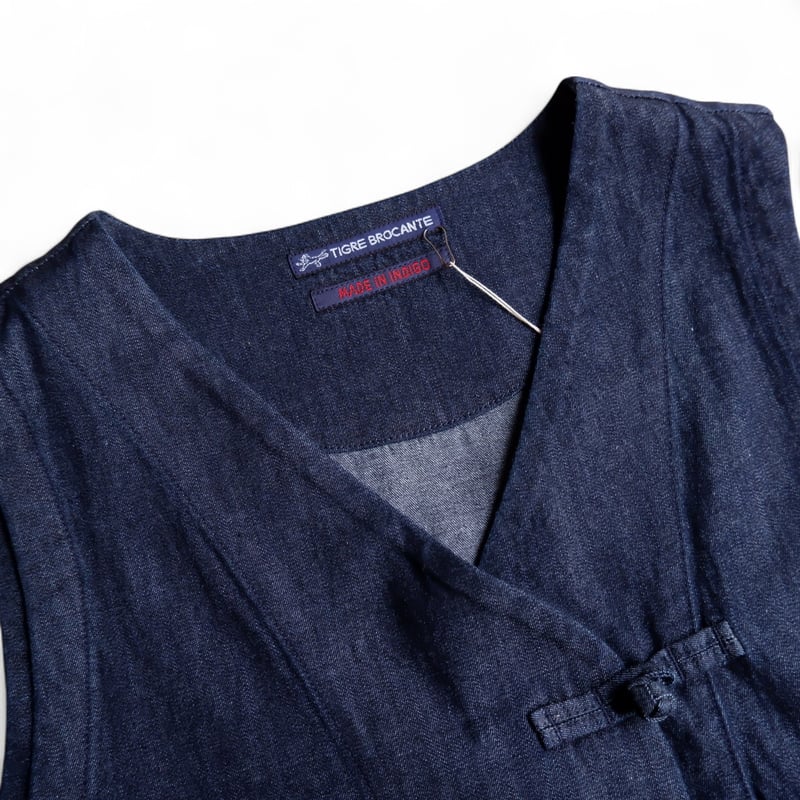 TIGRE BROCANTE (ティグルブロカンテ)/6ozデニム チーパオラウンド