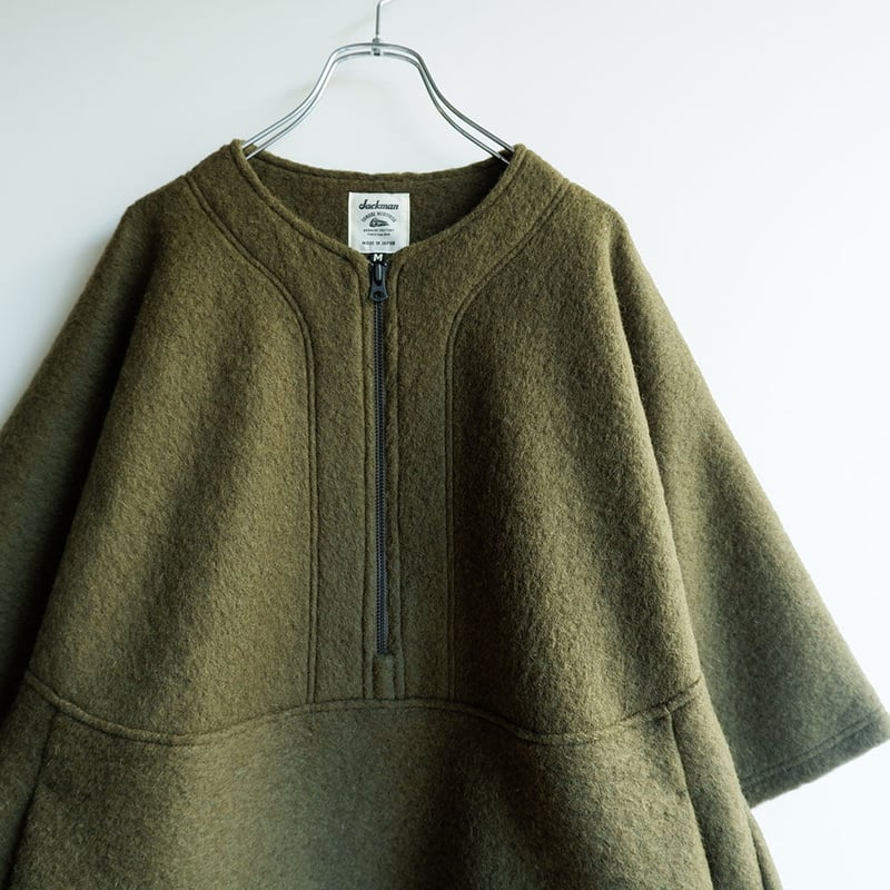 Jackman(ジャックマン)/Wool Watch Shirt/Loden | TORTOISE Jackman(ジャックマン)/Wool Watch Shirt/Loden | TORTOISE