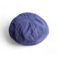 HIGHER(ハイヤー）/C/L PLAIN FLANNEL WIDE BERET/ネイビー