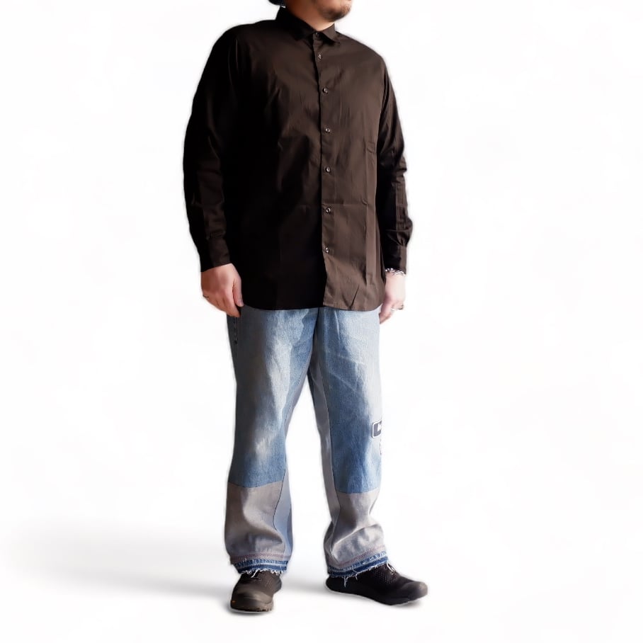 brunaboinne くしゅっとSPシャツ2号 BRU NA BOINNE (ブルーナボイン)/くしゅっとSPシャツ2号