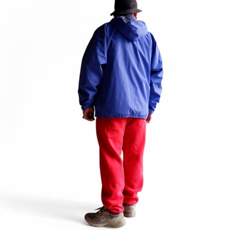 【OLD/VINTAGE】HELLY HANSEN/dolman sleeve nylon zip-up parka/blue