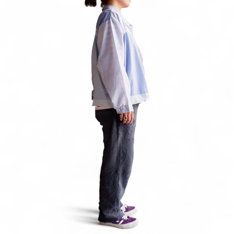 MADE by sunny side up 1st バックワイドシャツジャケット MADE by sunny side up 1st バックワイドシャツジャケット