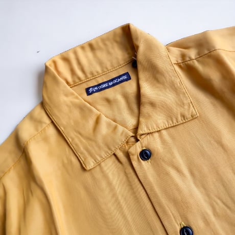 TIGRE BROCANTE (ティグルブロカンテ)/teamTIGREボーリングシャツ/Mustard