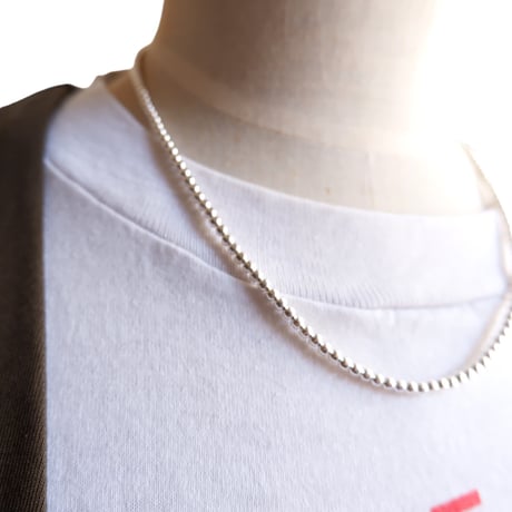 NDIAN JEWELRY (NAVAJO) / NECKLACE/THERESA BELONE /3㎜×45㎝