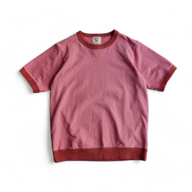 Jackman(ジャックマン）/Dotsume Rib T-Shirt/Deep PinkxT